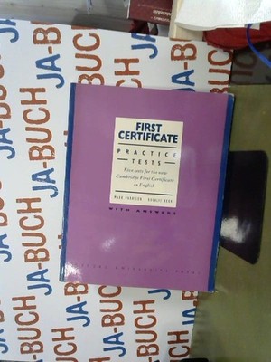 First Certificate Practice Tests, Pt.1 : With Answers edition Harrison, Mark and