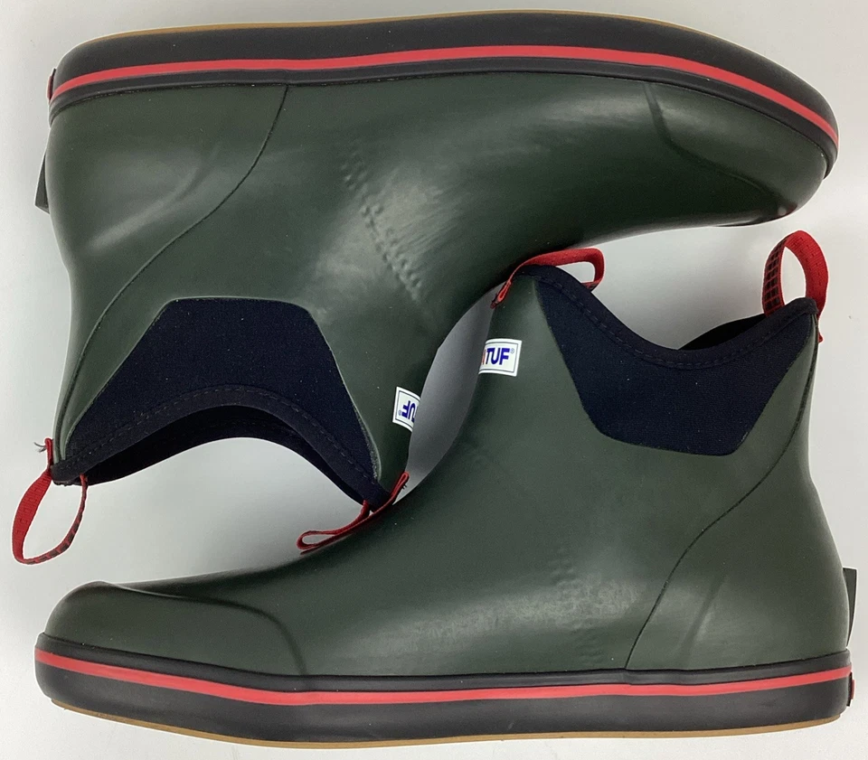 Botas impermeables XTRATUF para hombre de 6" al tobillo de goma verde cazador talla 12 M Foto 2 de 4