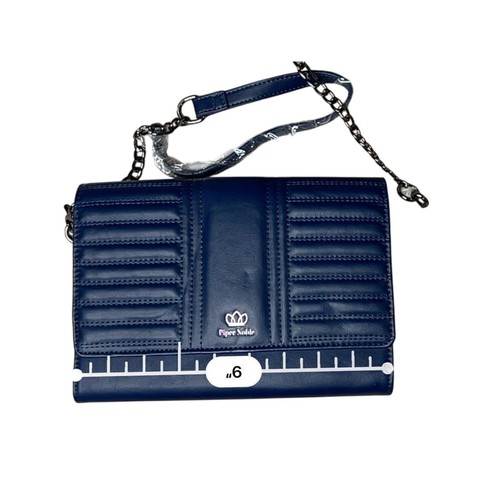 Borsa a tracolla Piper Noble blu Isla vetrina catena portafoglio incluso - Foto 4 di 10