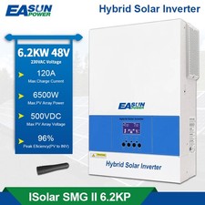 Easun 6.2KW Inverter Solare Parallelo 48V Off-Grid Inverter MPPT 120A 60-500V