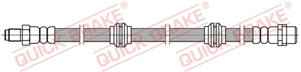 Quick Brake Bremsschlauch 32.417 FüR Klasse GL W164 Mercedes X164 320 CDI 350-image