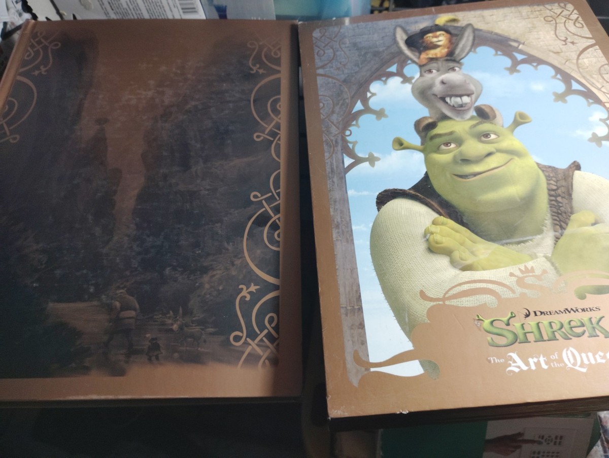 DreamWorks Shrek The Art of the Quest HC Book w Slipcase Kathleen
