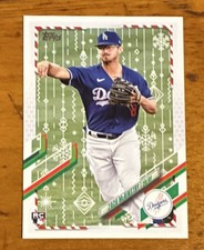 Topps 2021 Holiday Rookie Zach McKinstry HW42 Los Angeles Dodgers Baseball Card. rookie card picture