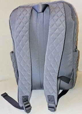 New Vera Bradley large essential backpack microfiber carbon grey s-l400.jpg main image 3