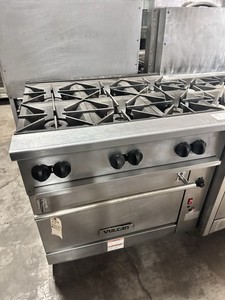 Vulcan 36C-6BN 6 Burner with Convection Oven Natural Gas