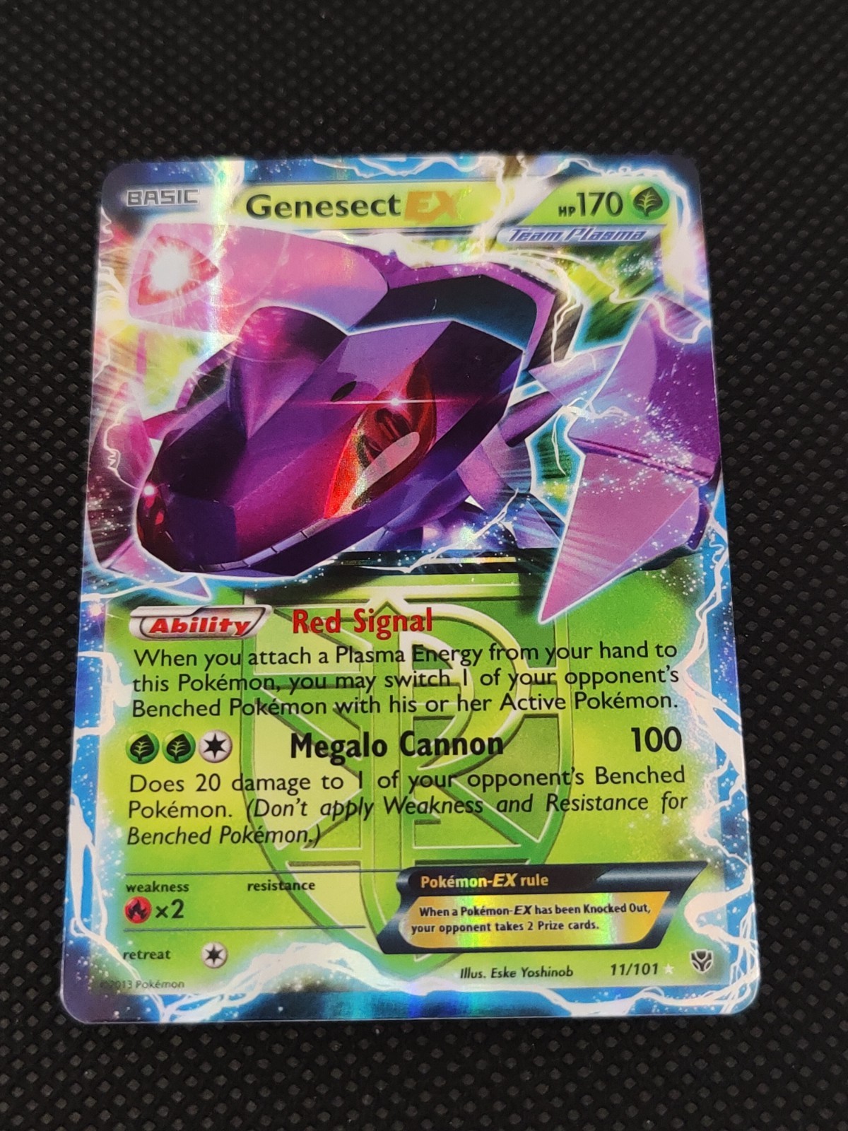 Genesect EX (Team Plasma) 11/101 Holofoil Plasma Blast