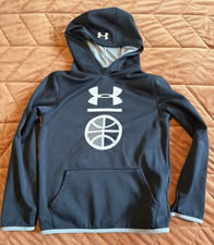 Under Armour boys hoodie, black basketball, YM