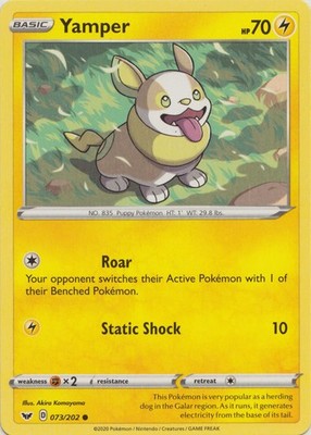 Yamper - 073/202 - Common - Heavily Played