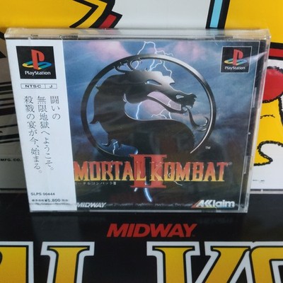 Mortal Kombat II (PlayStation 1996 PS1) NTSC-J Japan Exclusive! New Sealed!