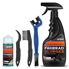 Bike Cleaning Kit and Chain Oil Lubricant with Bicycle Degreaser 500ML,Bike C...