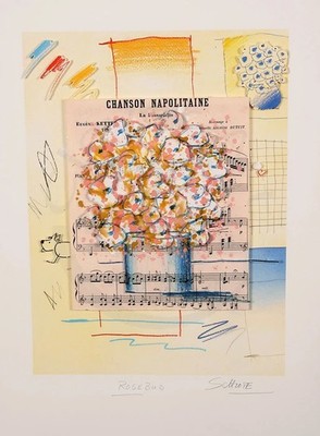 Schlote, Wilhelm - Rosebud - 3D construction - autographed