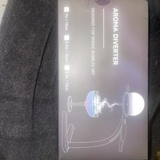 Aroma Diverter for drinks /Stand & Bubble Tray /for use with smoking gun