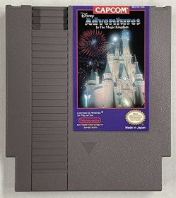 Nintendo NES Disney Adventures in the Magic Kingdom Tested Game w/Sleeve & Box