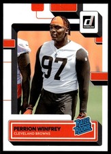 2022 Donruss Perrion Winfrey Rookie Cleveland Browns #393