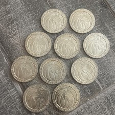 Lot of 10 George Foreman MGM Grand Casino $1 Tokens 1994 Boxing Collectible