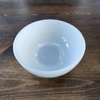 Fire King White Milk Glass Chili Cereal Soup Bowl 5" #24 Made in USA VINTAGE