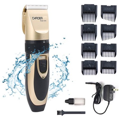 Professional Hair Clippers Cordless Rechargeable Trimmer Barber Hair Cutting Kit