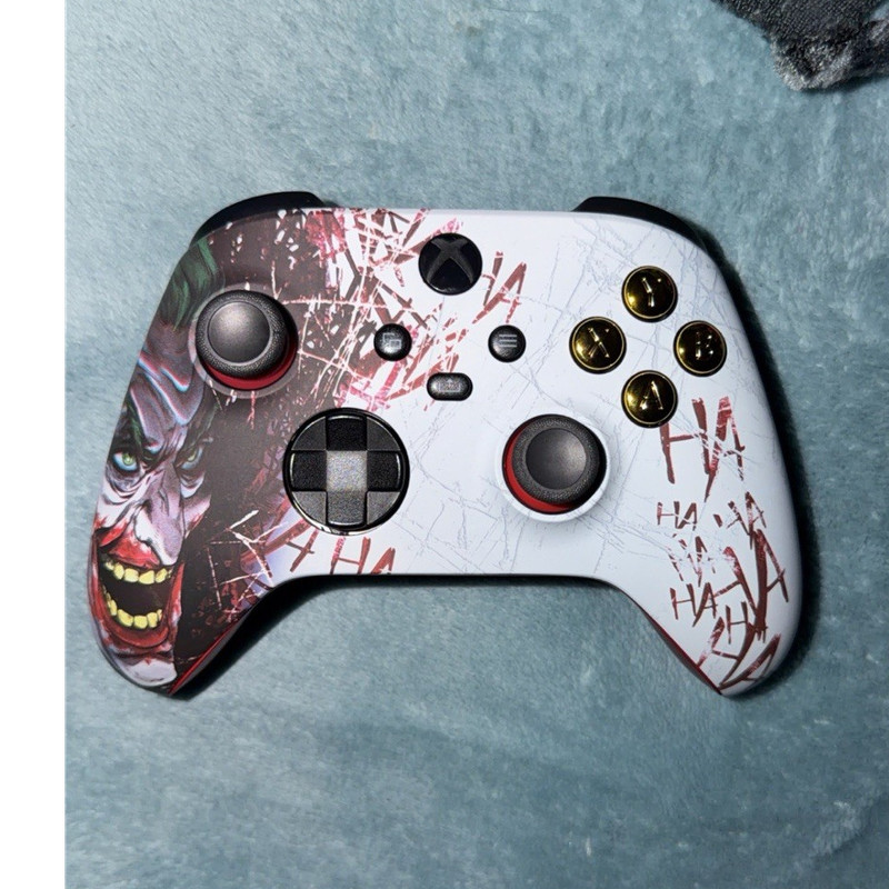 Microsoft Xbox Wireless Controller White Joker Graffiti for Xbox One X|S