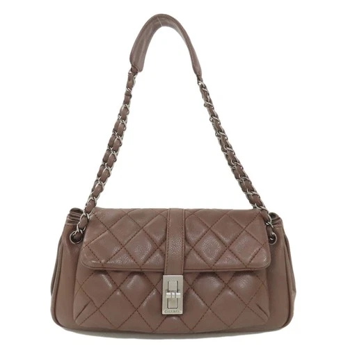 CHANEL  ChainShoulder Matelasse SilverHardware Handbag Lambskin  Ladies [Used]