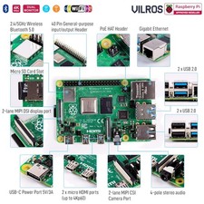 High-Performance Raspberry Pi 4 Bundle with Aluminum Case