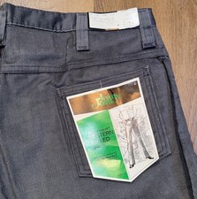 Deadstock Sears Bell Bottom Pants Mens Corduroy Vtg 70s Gray Flare Leg NOS 42 33