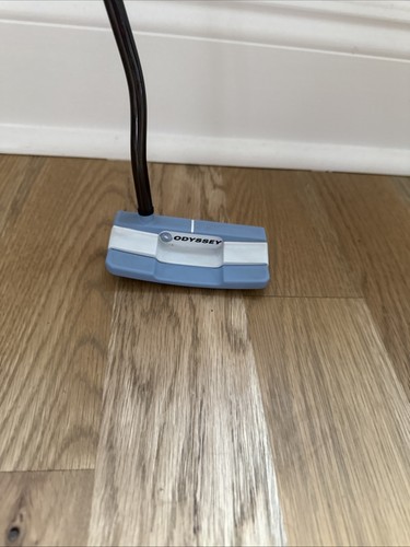 Good Good Odyssey Double Wide Putter Blue And White Slightly Used - Picture 2 of 3
