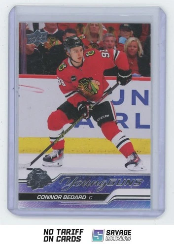 2023-24 Upper Deck Young Guns Connor Bedard #451 Chicago Blackhawks