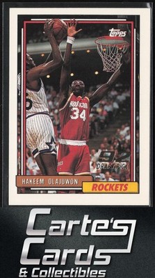 【レア】SLAMDUNK CARD 非売品 JUMP MUSEUME 92年 Hakeem Olajuwon 1992-93 Topps 337 Rockets 92 Draft Pick Stamp Foil