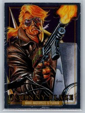 2024 Skybox Marvel Masterpieces '92 Platinum #2 Johnny Blaze