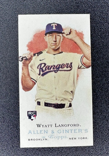 Wyatt Langford #RD-20 2024 Topps Allen & Ginter Rookie Design Variation Mini card