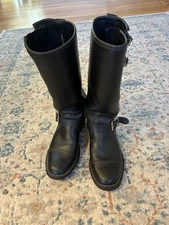 Wesco 16in. Men’s Black Leather Boots