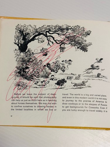 How to Draw Ponies: All the Secrets Revealed by Thelwell Hardcover Vintage 1982 - Picture 11 of 15