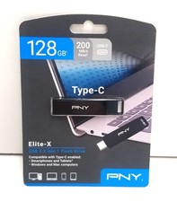 New Sealed PNY 128GB Elite-X USB 3.2 Flash Drive - 220MB/s