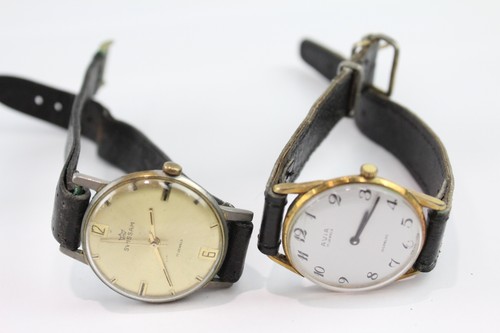 Herren Vintage Uhren Mechanisch Avia Swissam Funktioniert X 2