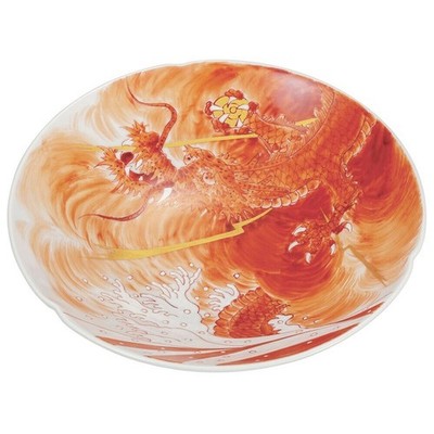 Kutani Ware 7-inch Schale   Akae  Ryujin  Drache Design   Made IN Japan Yo