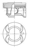 Kolben Kolbenschmidt 41492610 FÜR Chevrolet Opel