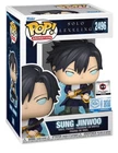 Funko Pop! Sung Jinwoo #2496 Solo Leveling Exclusive Vinyl + Protector PRESALE