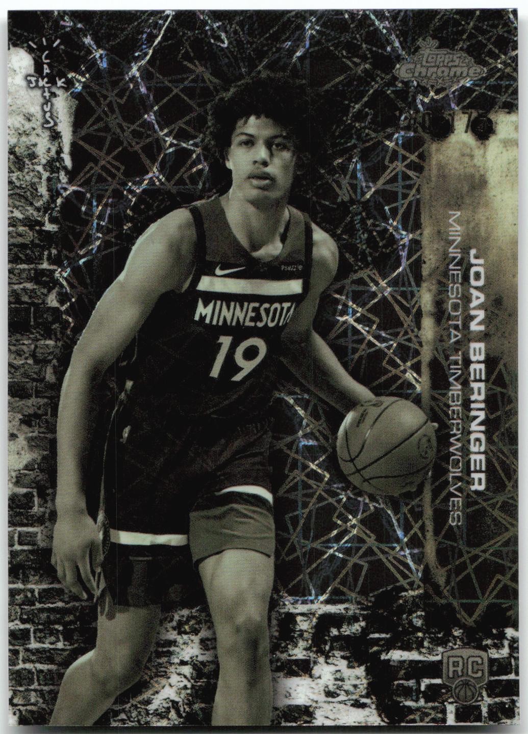 Joan Beringer Timberwolves #77 Lasers Refractor 2025-26 Chrome Cactus Jack