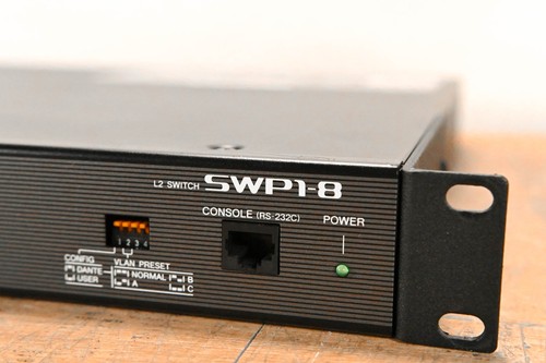 Yamaha SWP1-8 L2 Gigabit Dante Switch CG01LBV - 第 5/11 張圖片