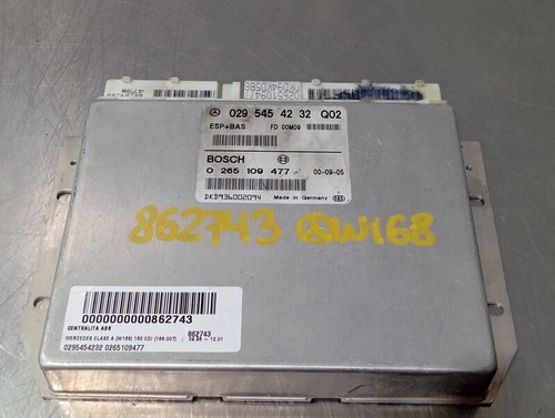 0295454232 abs steuergerät MERCEDES-BENZ CLASE A BM 168 862743