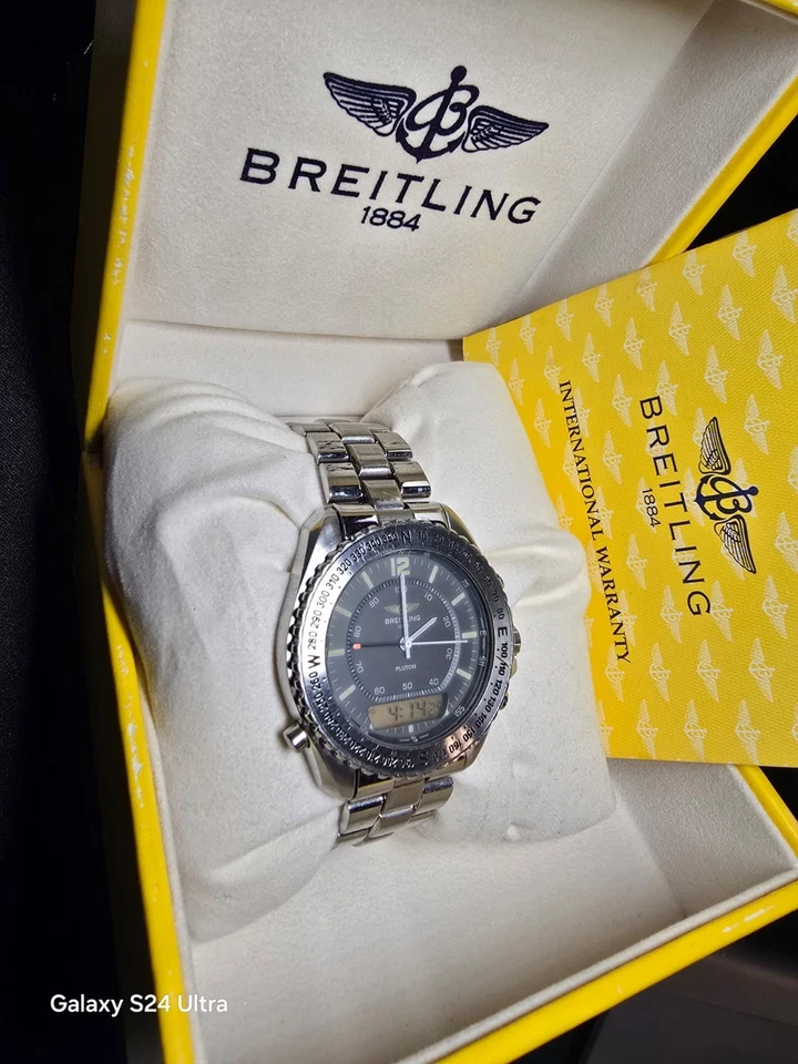 Breitling Vintage Pluton A 51038-108 Edelstahl Herren - Bild 3 von 4