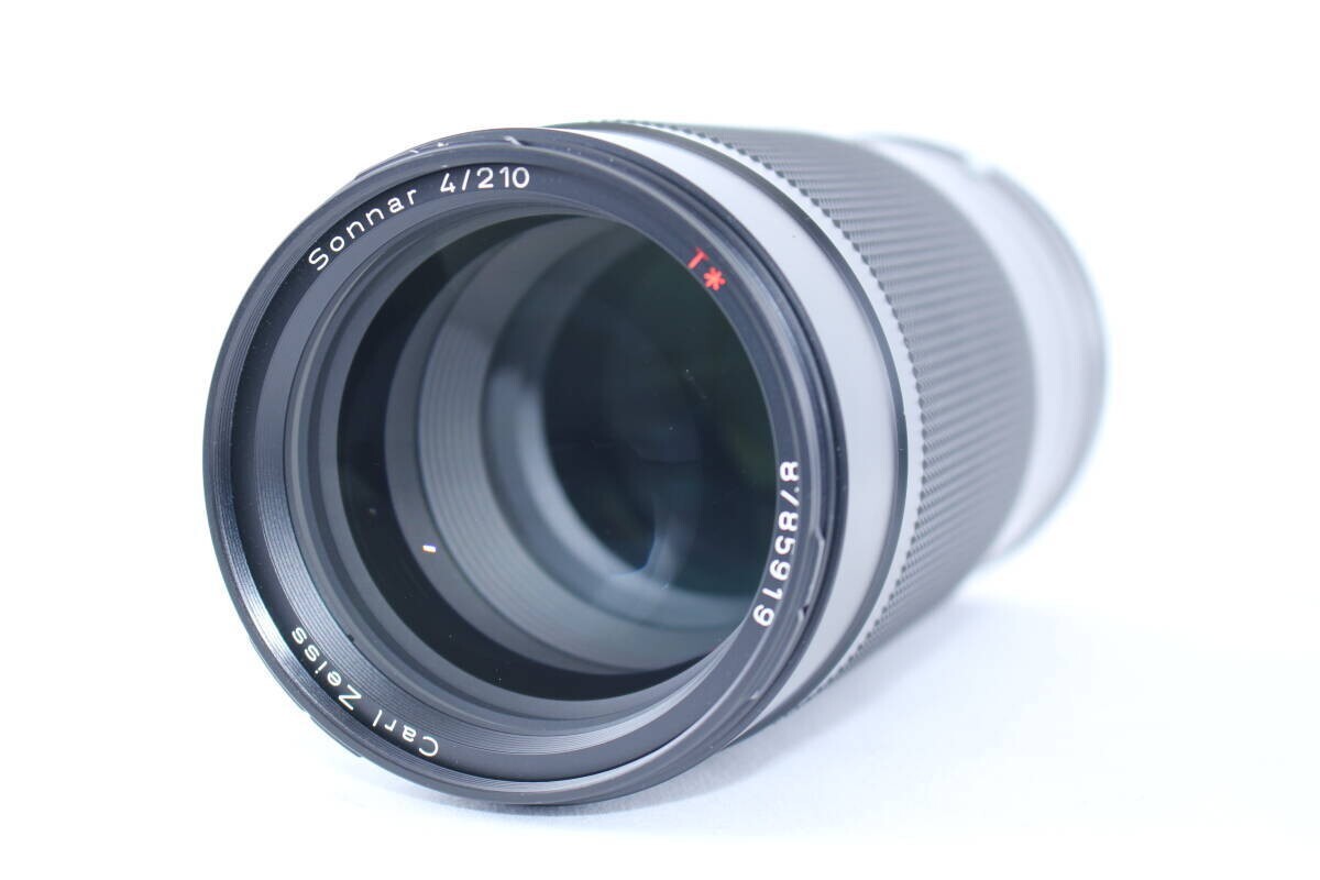 ☆美品【CONTAX】Carl Zeiss Sonnar 210mm F4 T* CONTAX Carl Zeiss T Sonnar 210mm F4 Lens for large and