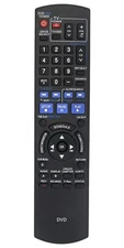 N2QAYB000197 Replace Remote for Panasonic DVD VCR Player DMR-EZ485 DMR-EZ27