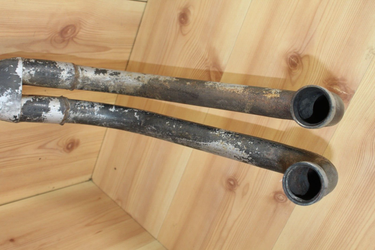 1985-1989 Kawasaki Ninja ZX600 ZX 600 Right Muffler Exhaust Head