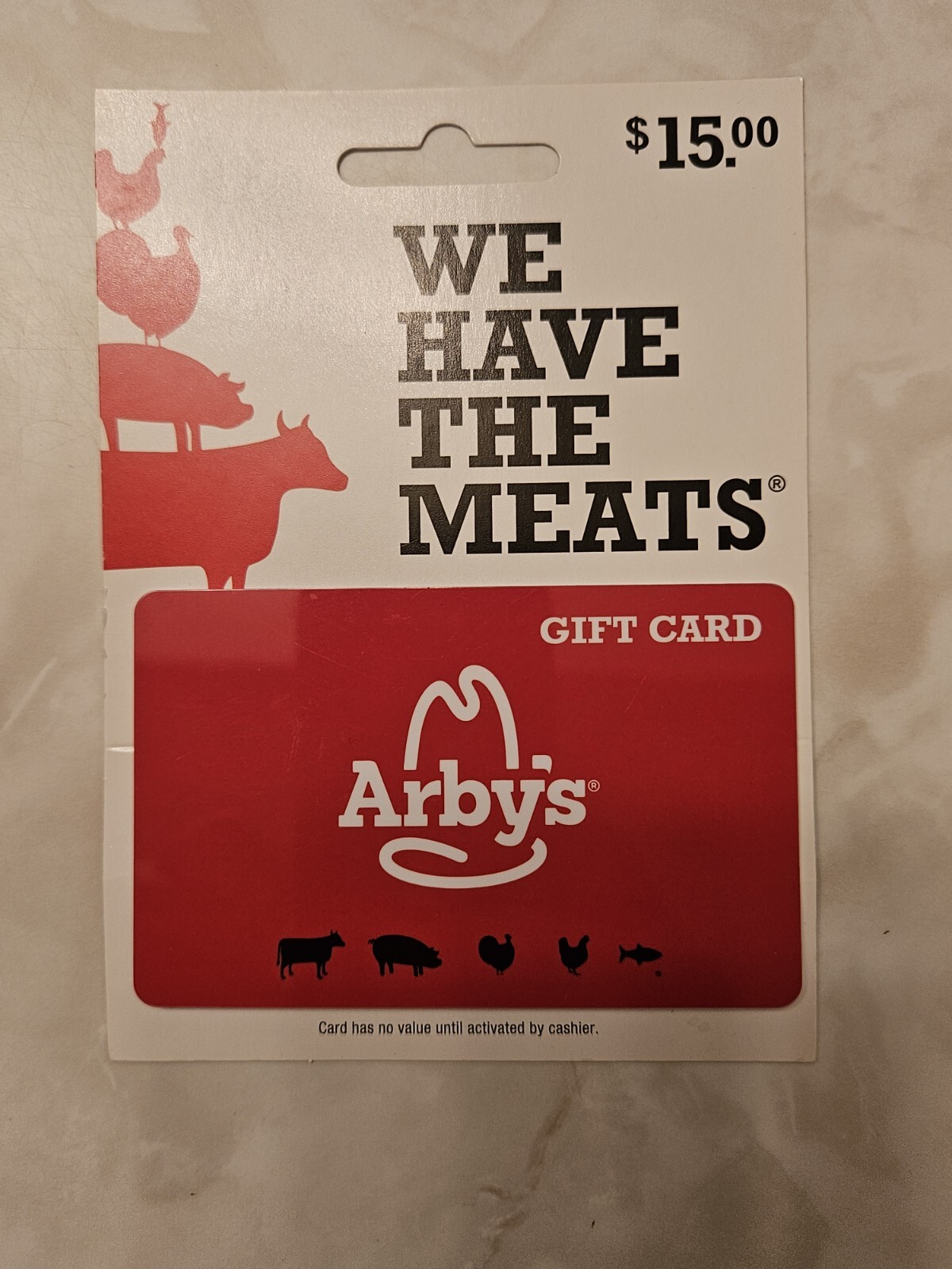 Arby’s 15.00 Gift Card New Full Balance eBay