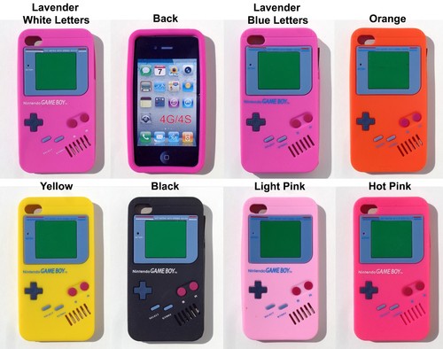NINTENDO GAME BOY APPLE IPHONE 4 4G 4S SOFT SILICONE PHONE CASE SKIN BACK COVER