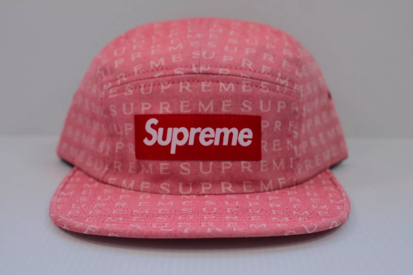 LOGO BOÎTE ROUGE SUPREME SS15 JACQUARD CAMP CAPUCHON NEUF AVEC ÉTIQUETTES HELLSTAR JORDAN
