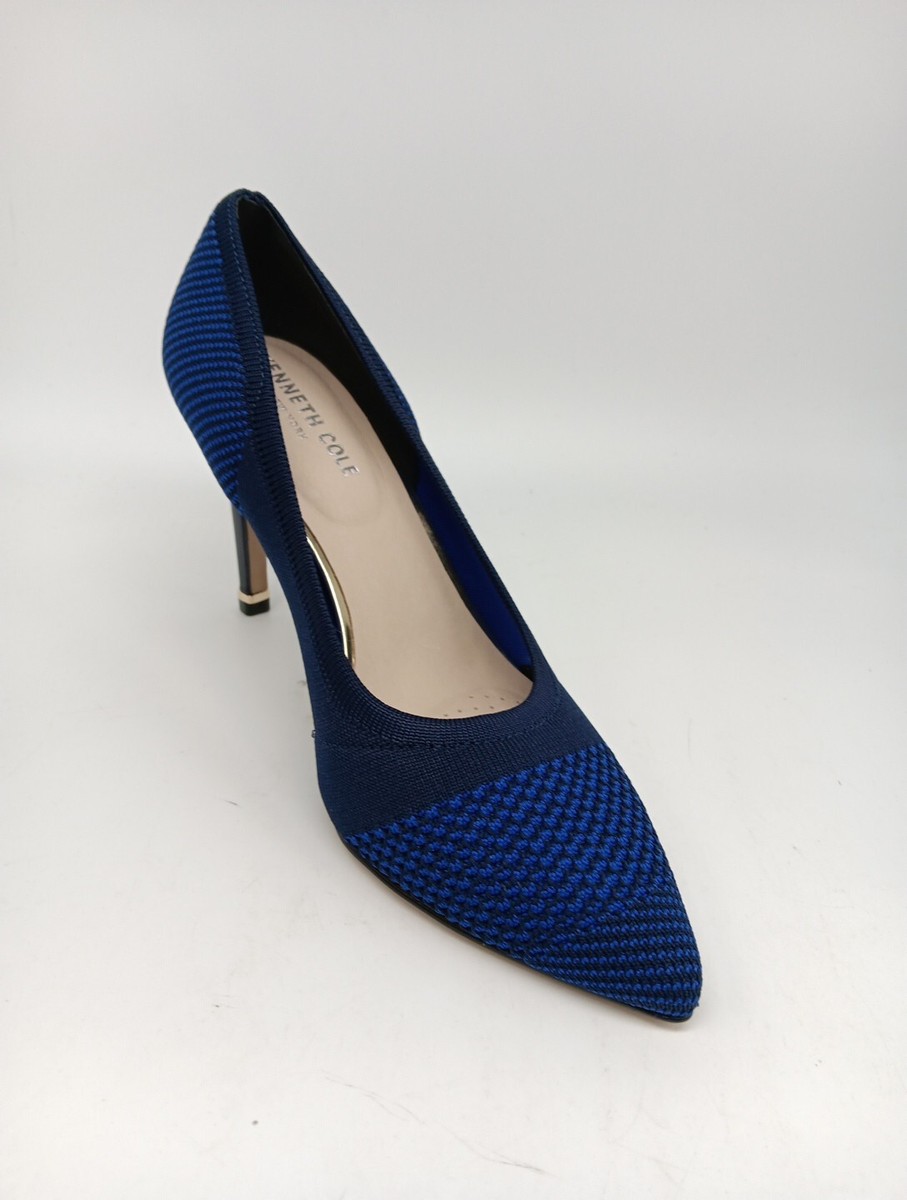 Women's Riley 85 Knit Pointed Toe Pump-Navy Multi Blue-KLS9056KX