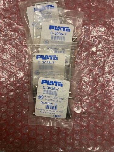 TechSpray Plato C3036-7 Soldering tip for Weller soldering iron QTY 10 - Picture 2 of 3