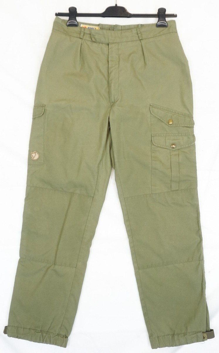 greenclothing ii ウエア130(JKT)/L(pants) VTG Fjallraven Greenland Ladies Green Cargo Pants Size 44 W32 L32